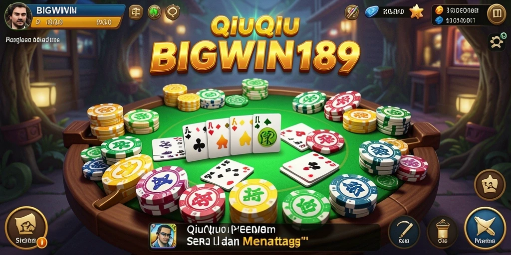Tampilan gameplay QiuQiu yang menegangkan dan seru