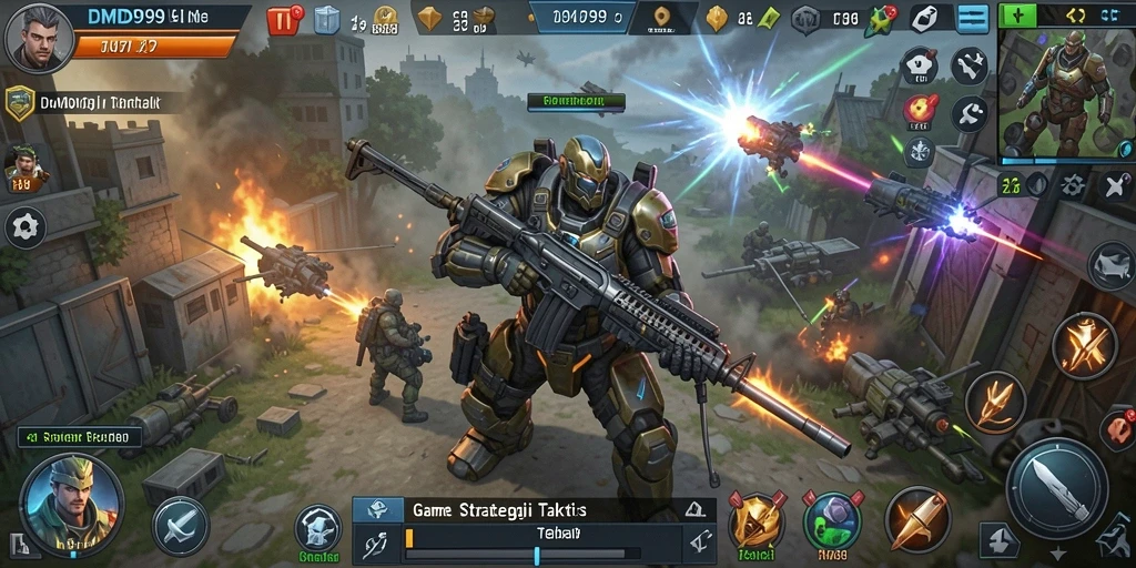 Tampilan gameplay DMD999 yang menegangkan dan penuh strategi.
