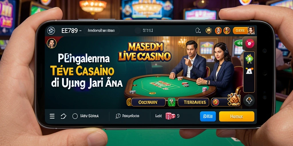 Tampilan gameplay interaktif di aplikasi Live Casino EE789.