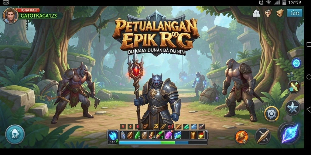 Gameplay GATOTKACA123 yang seru dan mendebarkan dalam dunia RPG.