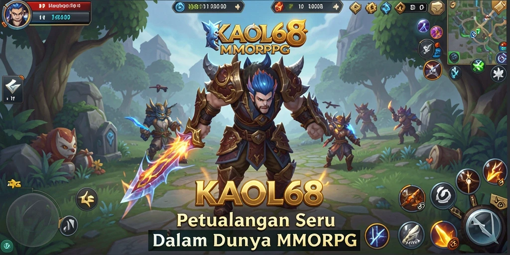 Gameplay MMORPG yang seru dan mendebarkan di KAOL68.