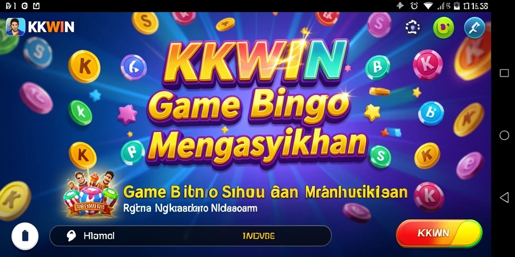 Tampilan menarik dari permainan Bingo di KKWIN.