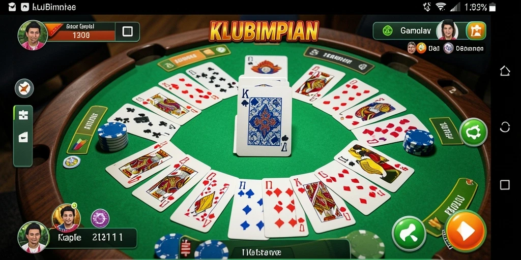 Screenshot gameplay KLUBIMPIAN yang seru dan interaktif.