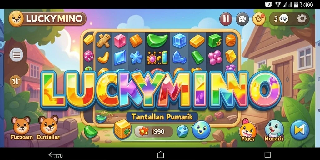 Screenshot gameplay LUCKYMINO yang menampilkan tantangan puzzle menarik.