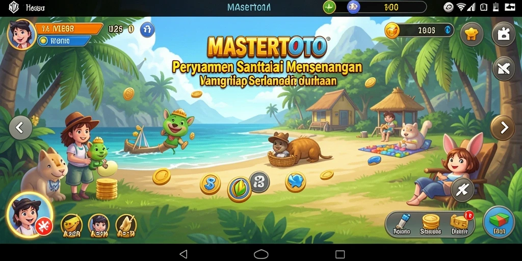 Tampilan gameplay MASTERTOTO yang menarik dan menyenangkan.