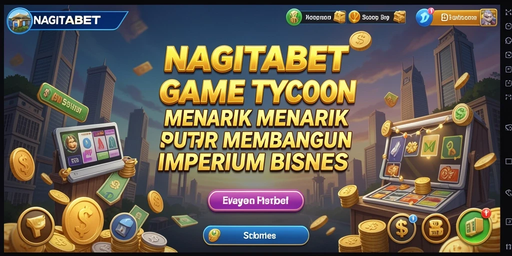 Tampilan gameplay NAGITABET dengan elemen Tycoon yang menarik.