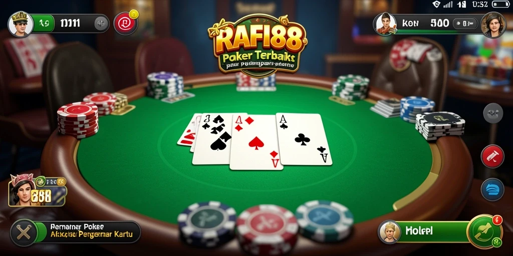 Screenshot RAFI88 menunjukkan pengalaman seru bermain Poker.