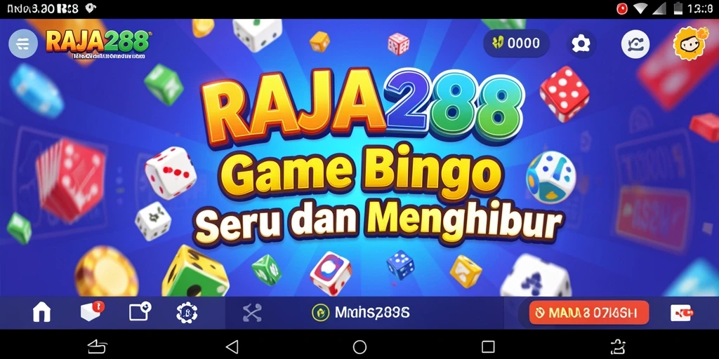 Tampilan gameplay seru di RAJA288 dengan pengguna yang aktif.