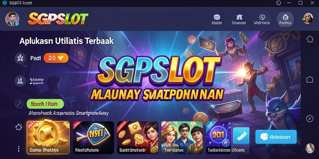 Tampilan antarmuka SGPSLOT yang sederhana dan fungsional untuk pengguna.