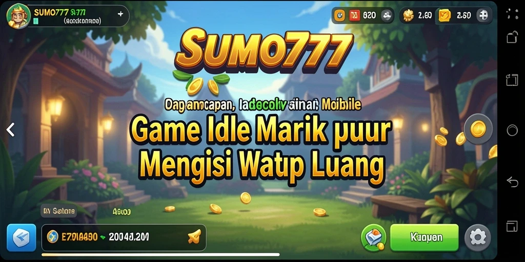 Tampilan gameplay <strong>SUMO777</strong> dengan karakter sumo yang lucu dan menarik.