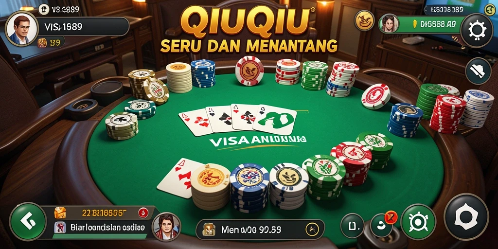 Tampilan gameplay QiuQiu yang seru di VISA89.